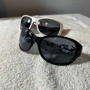 Oakley Black and White Sunglasses Duo